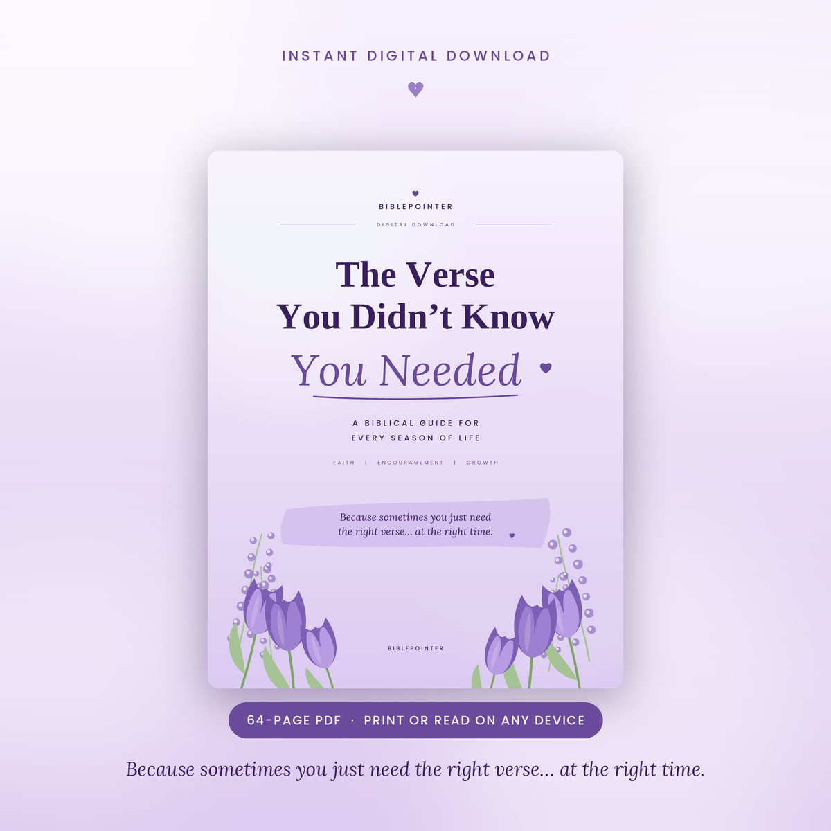 The Verse You Didn't Know You Needed | A Bible Guide for Every Season of Life
