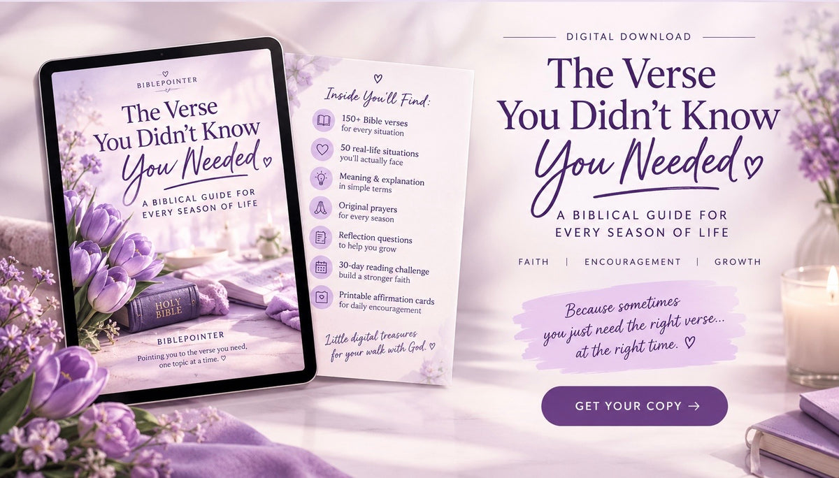 The Verse You Didn't Know You Needed | A Bible Guide for Every Season of Life
